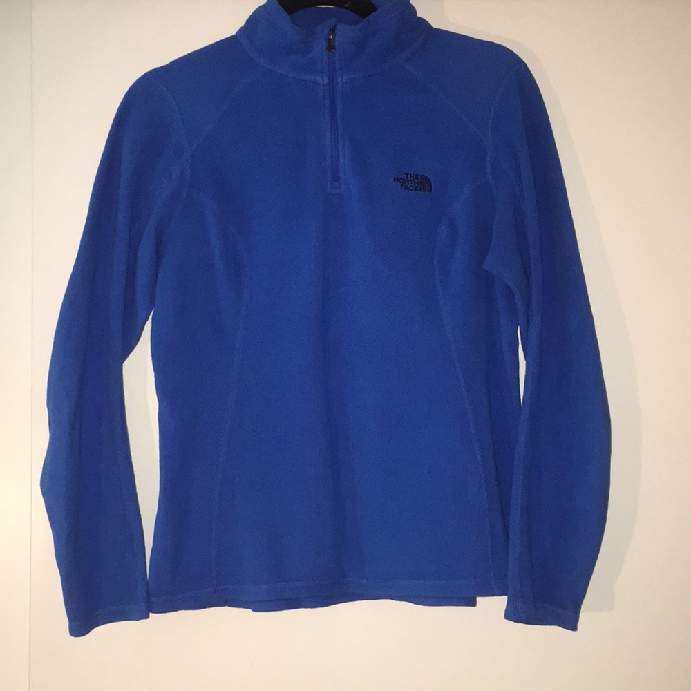 Blue north face sweater